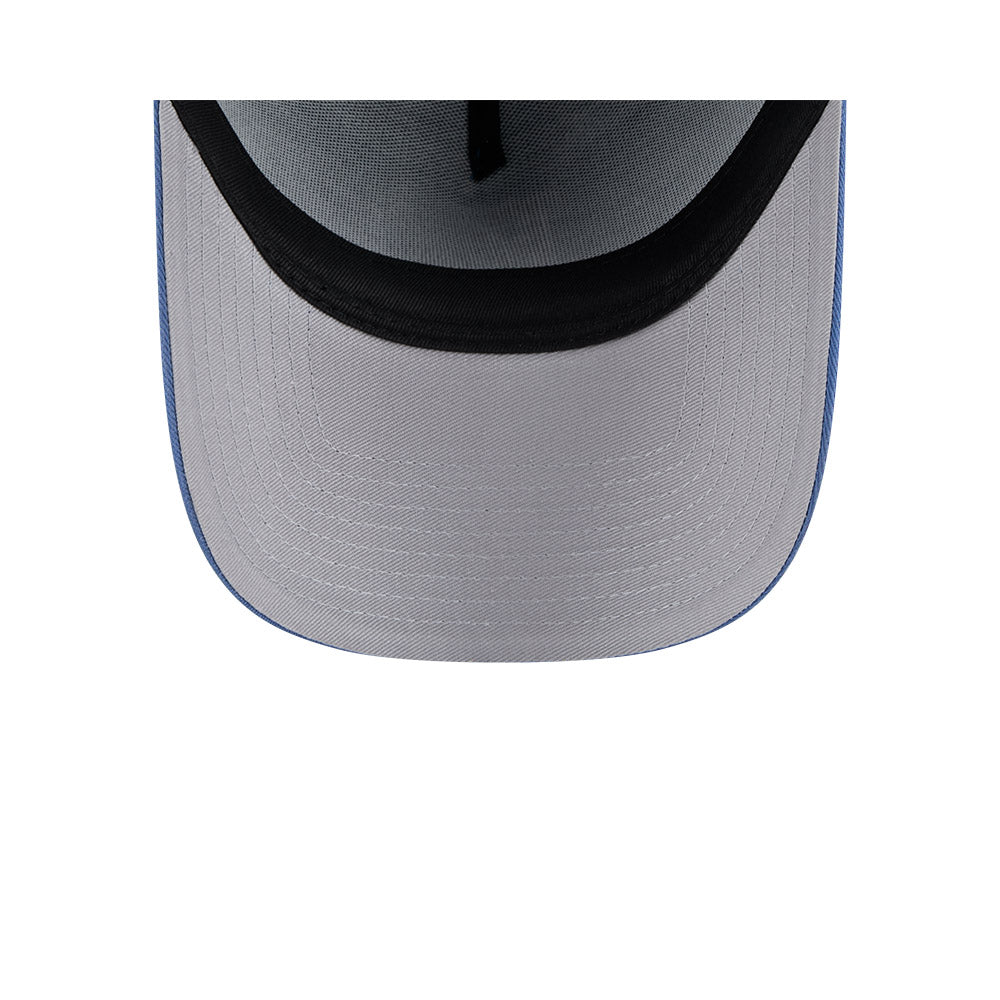 LA Dodgers Hat - Indigo Blue 9Forty A-Frame MLB Snapback Cap - New Era